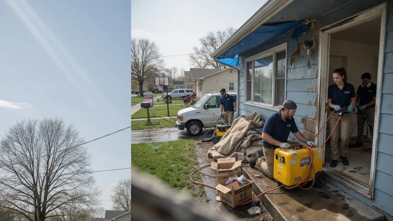 Basement Flood Cleanup in Bourbon, MO near me